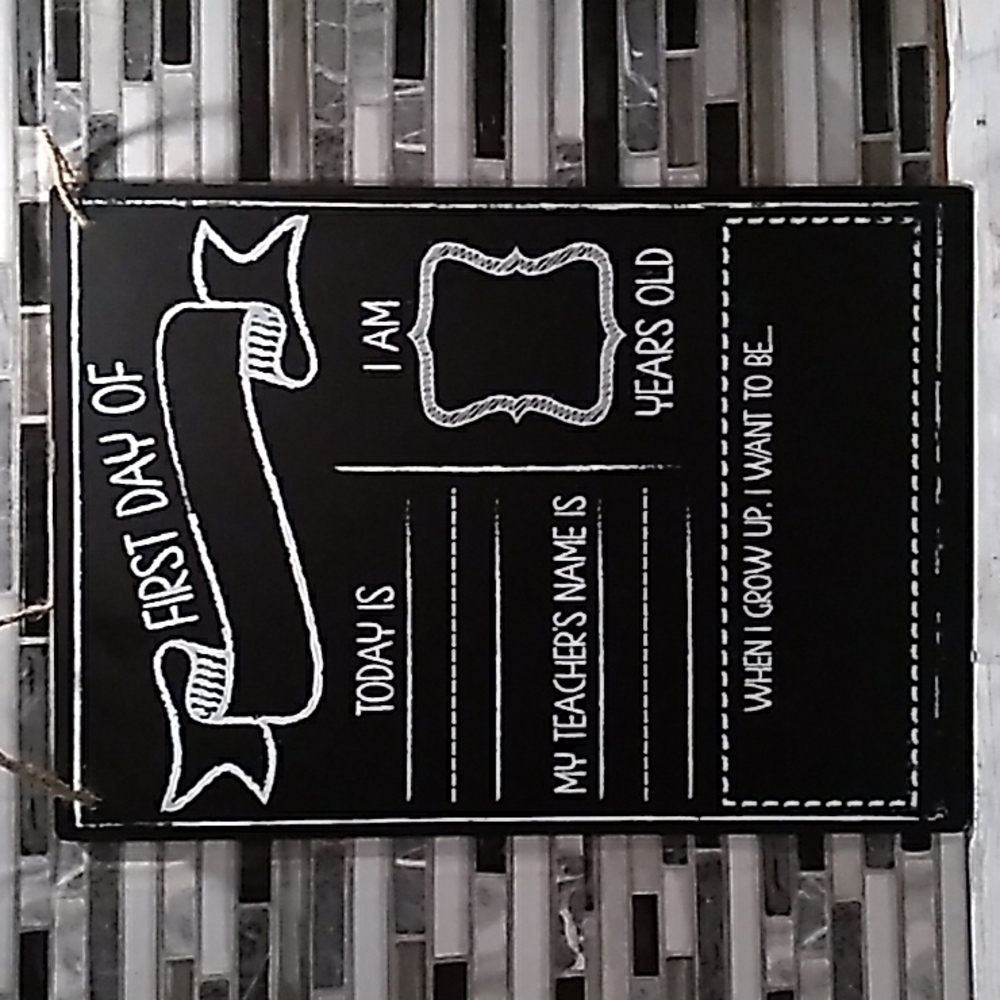 New 10 x 14 chalkboard photography sign